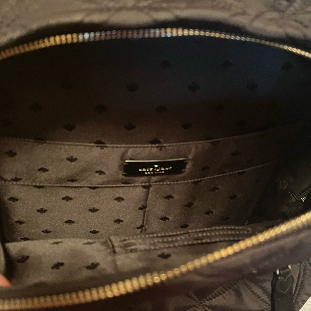 Kate Spade Black Quilted Backpack - Picture 14 of 17